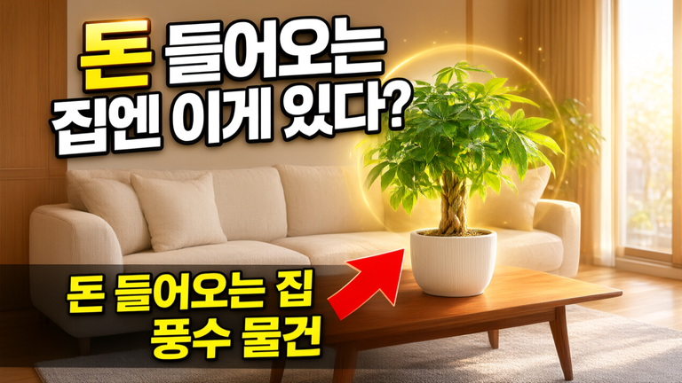 돈 들어오는 집 풍수 물건 7가지, 부자 되는 집 인테리어 비법