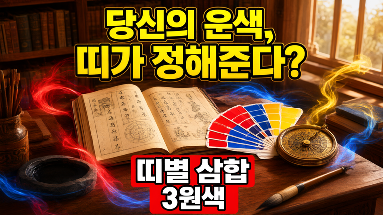 띠별 삼합(三合) 3원색으로 ‘오늘의 운색(運色)’ 체크!