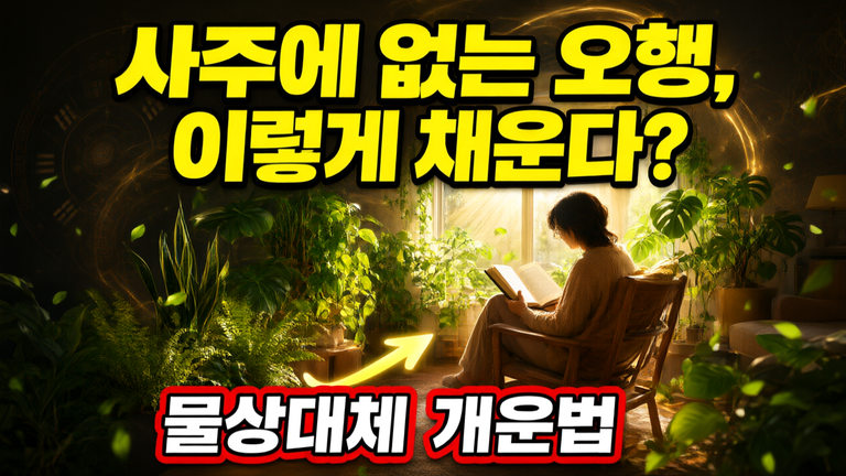 물상대체 개운법 총정리: 내 사주 부족한 오행 채우고 액운 푸는 법