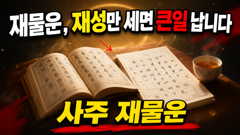 사주에서 재물운을 보는 3가지 방법