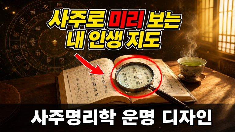 사주명리학으로 내 운명 디자인하는 법. 막막한 인생의 나침반