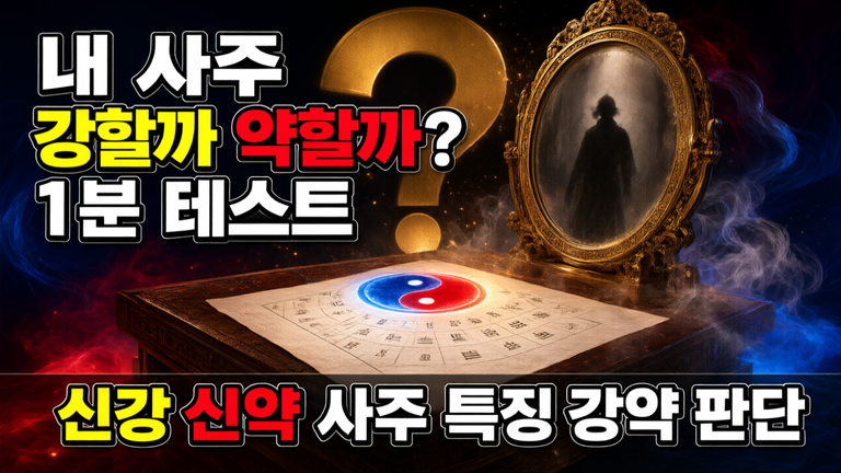 내 사주 신강·신약 특징. 10점 만점법으로 1분 만에 강약 판단하기