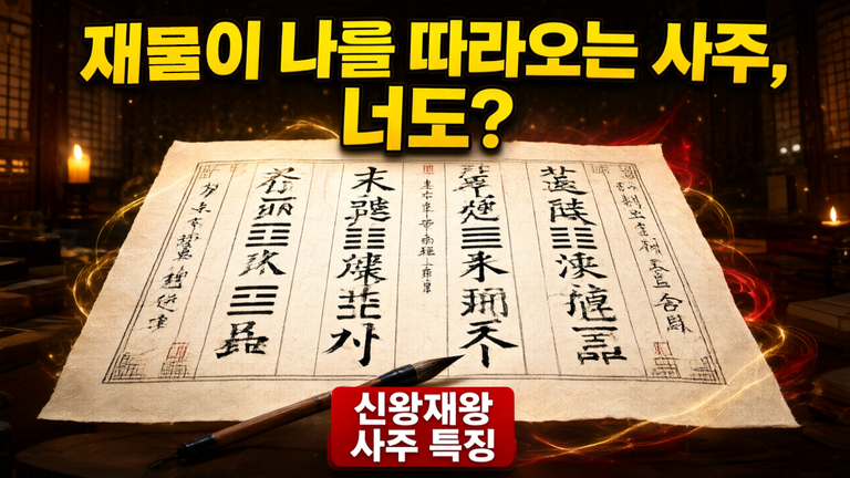 돈과 인생의 주도권을 모두 쥐는 신왕재왕 사주의 놀라운 특징