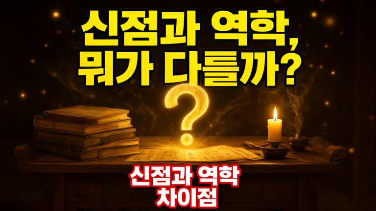신점(무속)과 역학(명리학) 차이점. 인생 상담 전 반드시 알아야 하는 이유