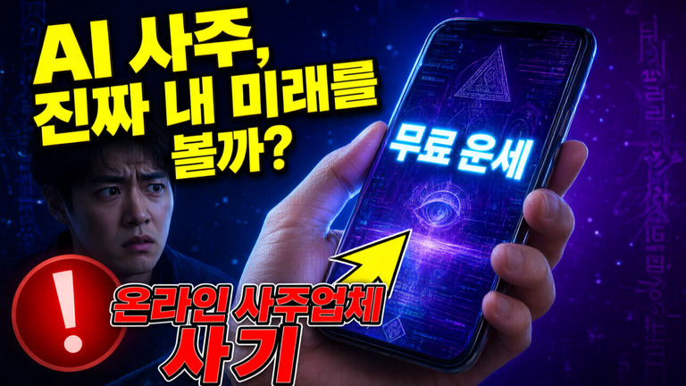 “AI가 사주를 봐준다?” 일부 온라인 사주업체의 사기 수법과 2026년 피해 예방법