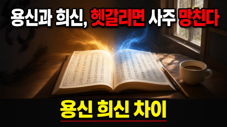 용신과 희신은 어떻게 다른가