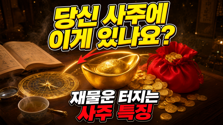 재물운 터지는 사주 특징 5가지, 내 사주에 해당되면 부자 됩니다