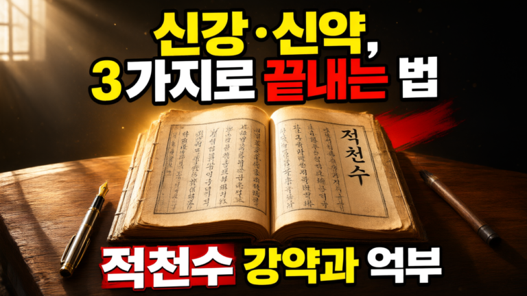 적천수에서 말하는 강약과 억부