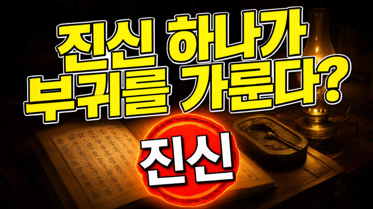 내 사주 속 최고의 부귀를 결정하는 열쇠, 진신(眞神)과 행운의 글자
