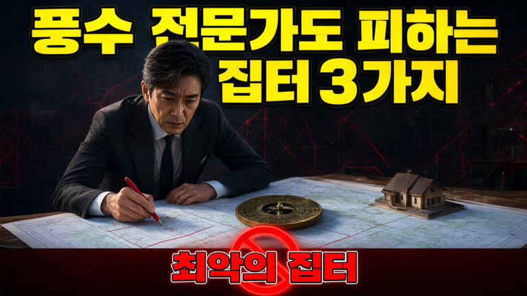최악의 집터 3가지, 풍수 전문가들이 절대 피하는 땅의 특징은?