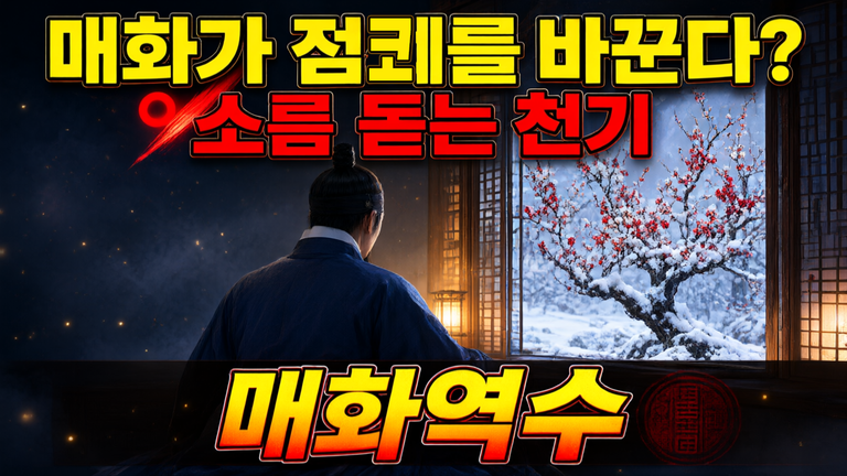 매화역수 뜻과 유래. 소강절 관매점 설화로 푸는 점학의 비밀